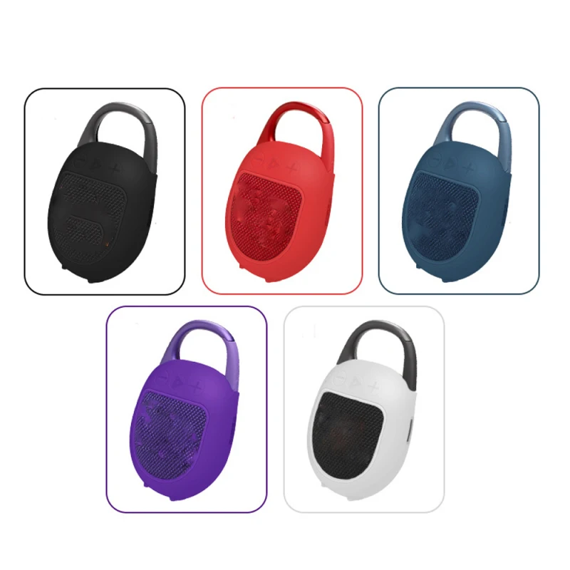 

Speaker Case For CLIP5 Drop-proof Shockproof Soft Silicone Protective Cover For CLIP 5 Speaker Shell Accessories