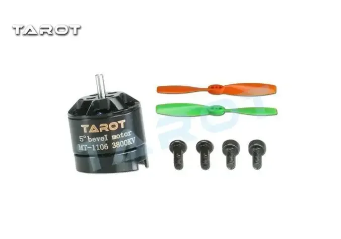 

Tarot 5 degree inclination MT1106 1106 II 3800KV TL150M3 MINI motor W/props for iflight QAV racing 130 100 RC drone copter