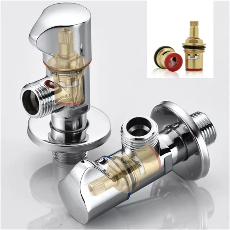 Black/Silver Angle Stainless Steel Faucet Kitchen Cold Hot Mixer Tap with Standard G1/2 Threaded for Bathroom Accessories