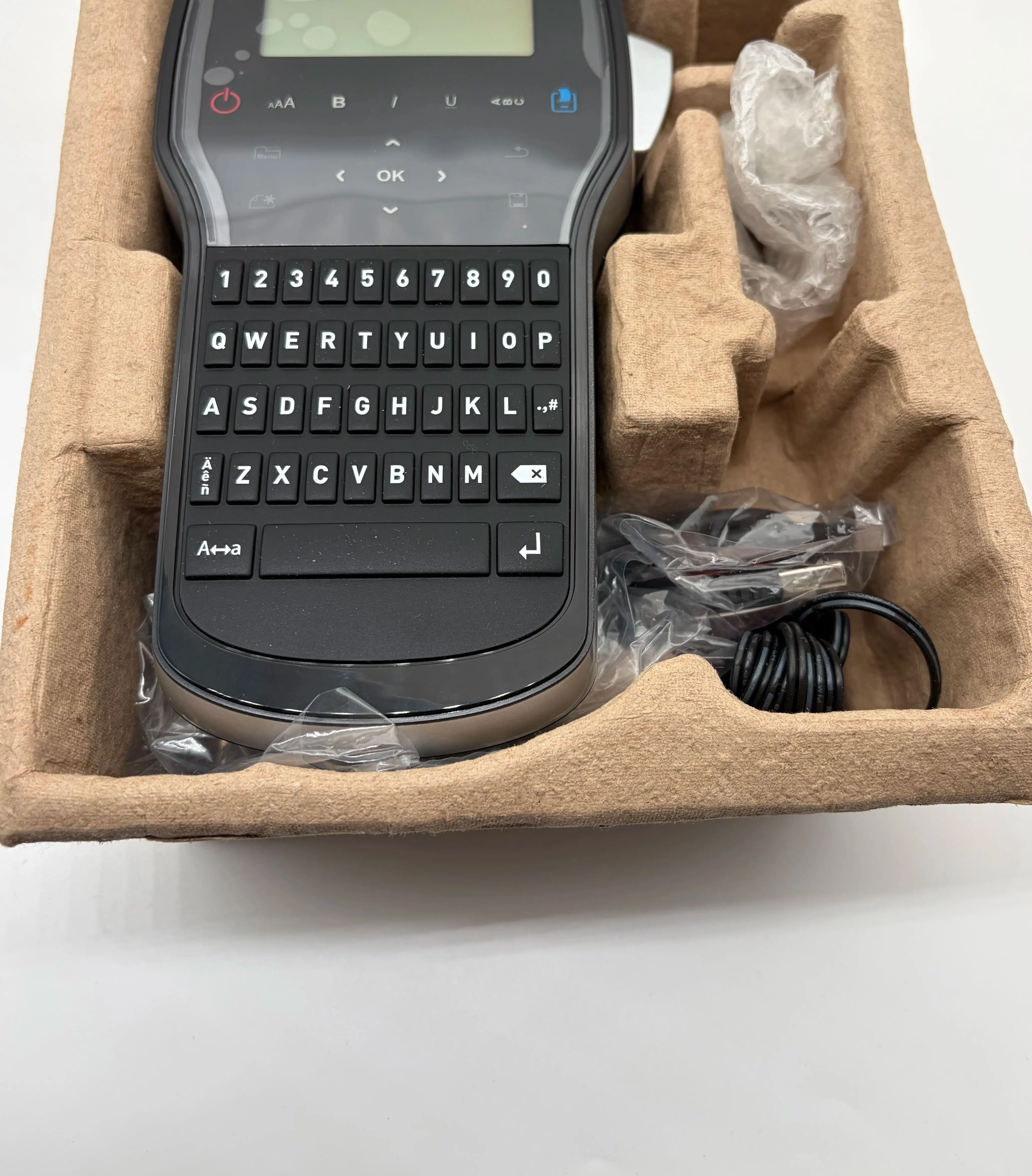 Built-in Lithium Battery LM-280 Label Machine English Handheld Portable Label Printer Can be Connected to Computer LM280