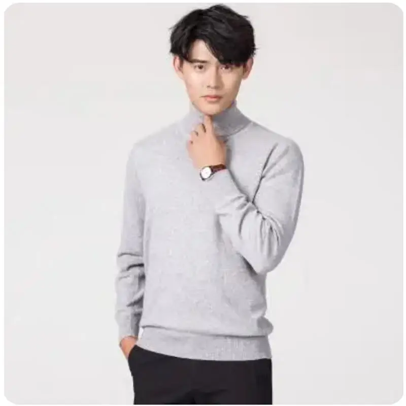 Kaschmir Roll kragen pullover Männer Pullover Kleidung für 2023 Herbst Winter Trikot Hombre Pull Homme Hiver Pullover Männer High Neck Pullover