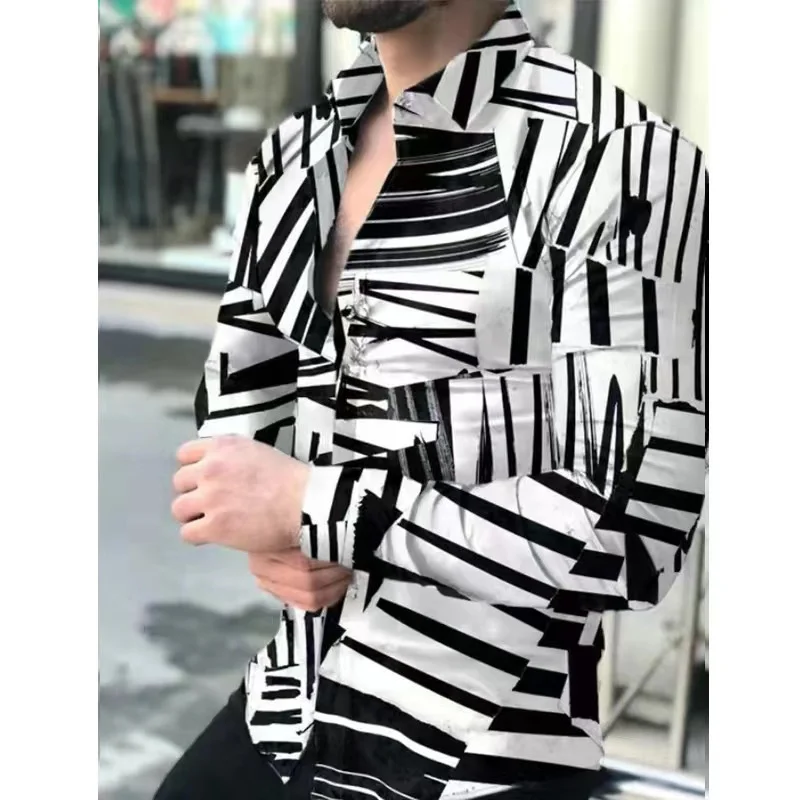 Mannen Tops Revers Shirt Casual Comfortabele Avond Mode Trend Retro Klassieke Stijl Lente Zomer 2023