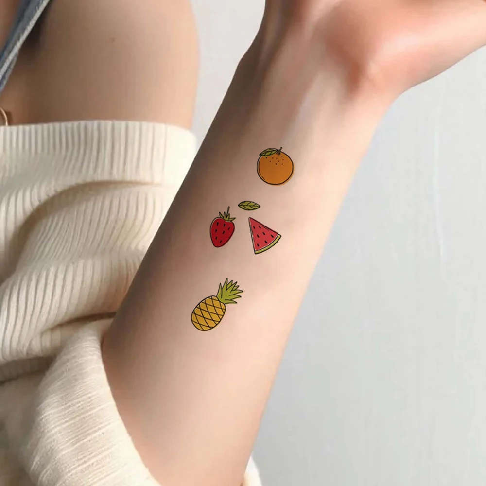 30 Sheets Cartoon Temporary Tattoo Stickers Waterproof Desserts, Ice Cream, Mermaids, Unicorns Tattoo Stickers for Hand Body