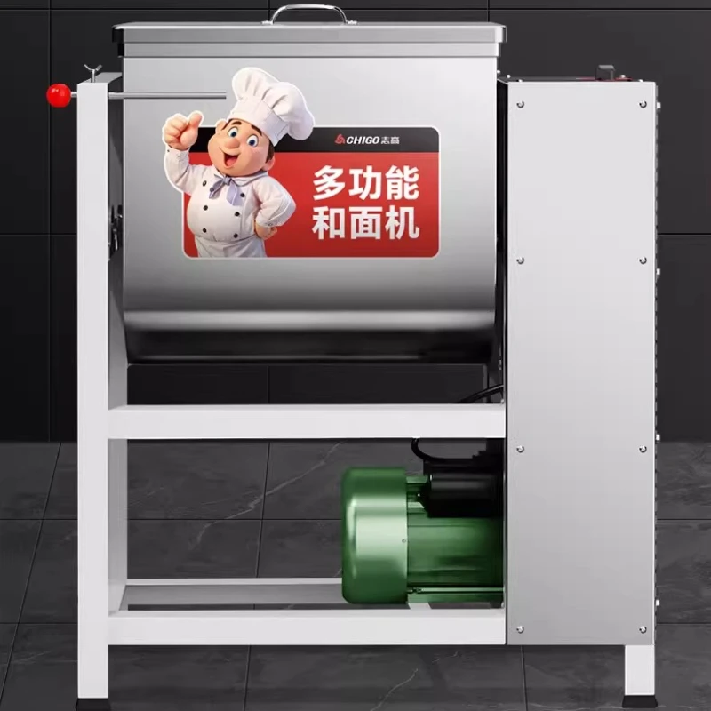 Commercial Dough Mixer 15-25kg: Fully Automatic Stainless Steel Kneading and Mixing Machine for Dough Flour Dough Equipment JT40