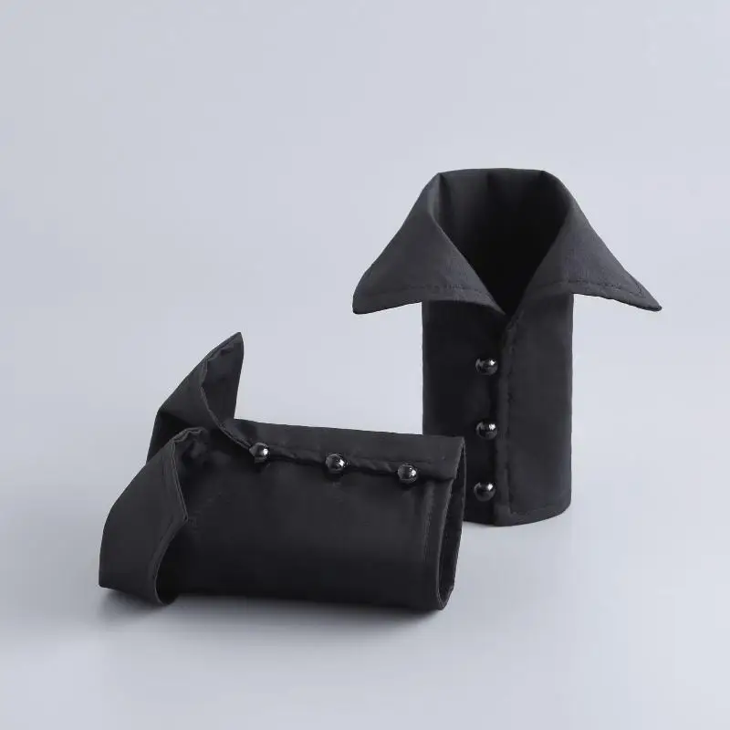 1 Pair Simple Elegant Pearl Sleeve Cuffs Perfect For Autumn Winter Decoration Adding Elegance To Outfits