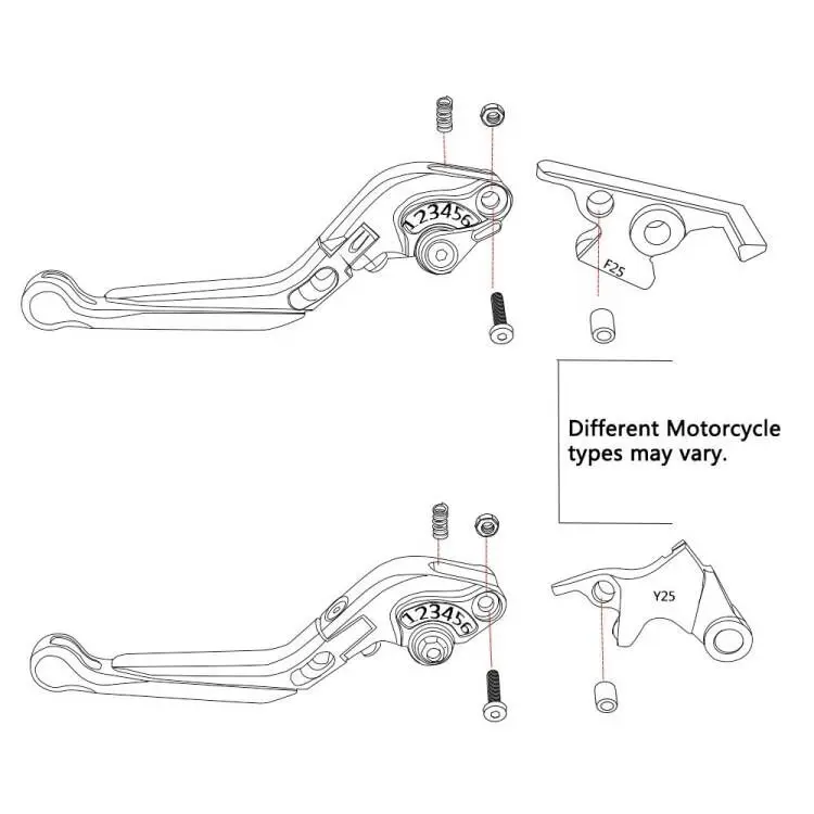 Motorcycle Brake Clutch Lever Handle grip CB600F HORNET 2006 2003 2004 2005 1999 2000 1998 1999 For Honda CB 599 600 CB599 cb600