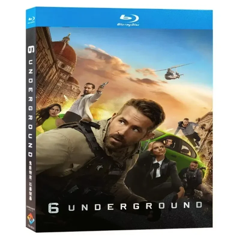 6 Underground (2019) 1-Disc New Box Set Sealed Blu-ray disc  High Definition BD