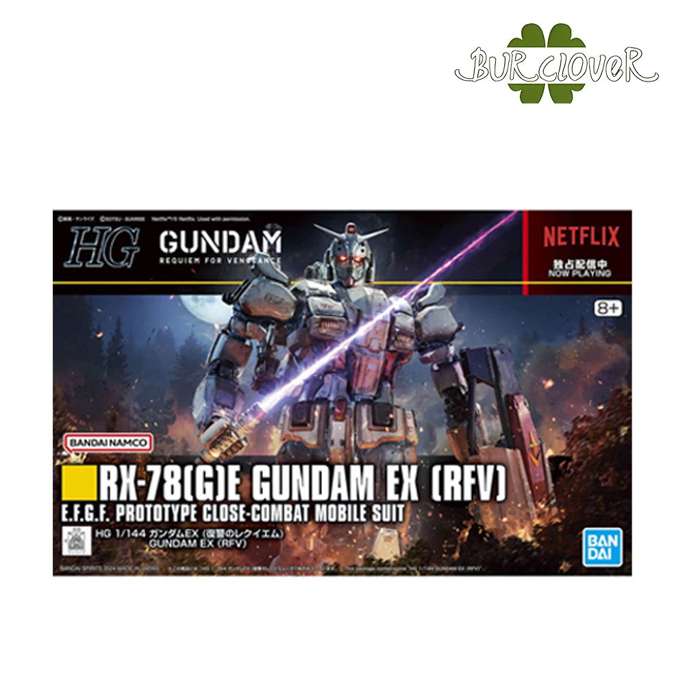 

BANDAI Original Assembly Series HG 1/144 RX-78[G]E GUNDAM EX [RFV] Anime character Assemble model toys desktop ornament In Stock