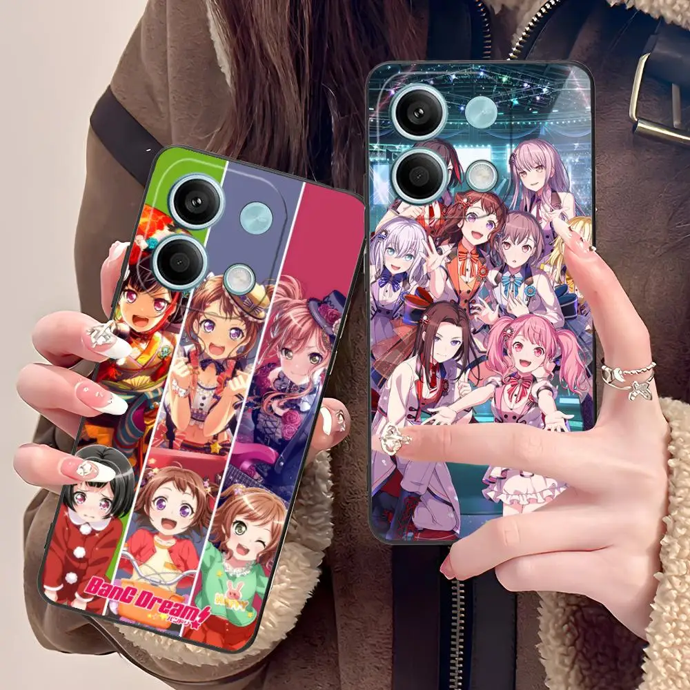 

Модный чехол для мобильного телефона BanG Dream для POCO M6 M5 M4 M3 X7 X6 X5 X4 X3 F6 F5 F4 Pro GT 5G с цветным принтом, роскошный чехол, красивый