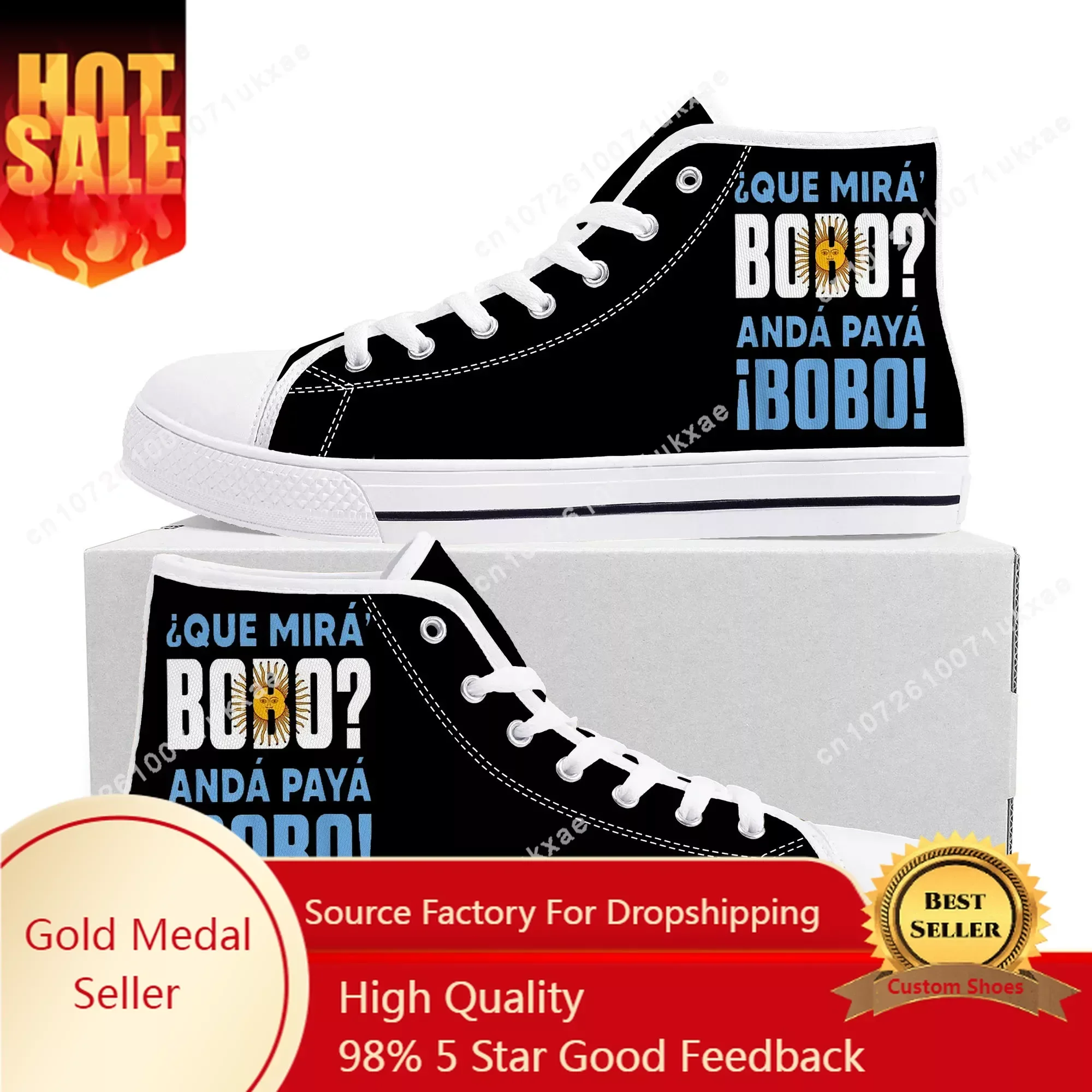 

Internacional Soccer Football Miami No 10 Argentina High Top Sneakers Mens Womens Teenager Canvas Sneaker Casual Custom Shoes