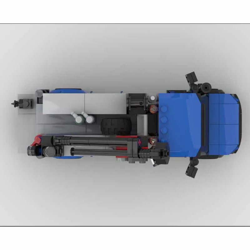 

MOC-205999 Строительные блоки Сверхмощный модульный полуприцеп Трактор Кран Механический крючок Машина 273 шт. Детская игрушка в подарок на день рождения