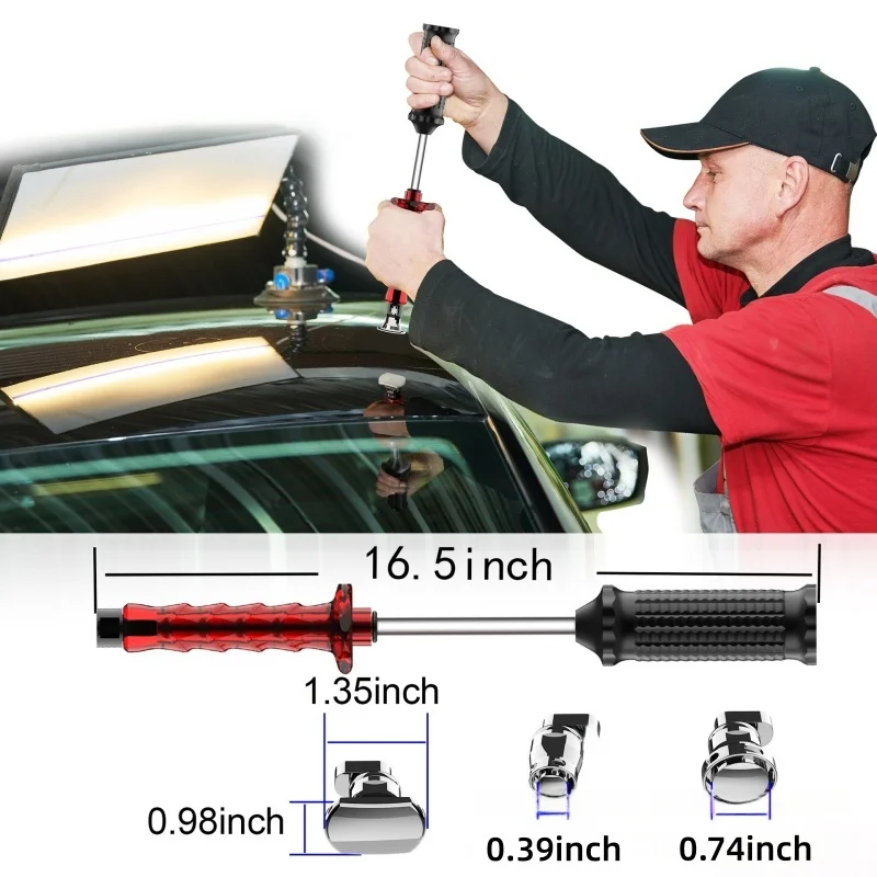 

Набор инструментов для удаления вмятин на автомобиле: экстрактор, не повреждающий лакокрасочное покрытие, с удобной ручкой, для холодного клея