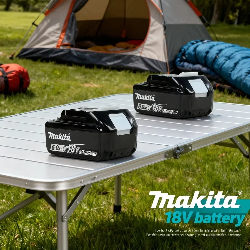 

ஐ➹Original Makita battery, makita 18v 6.0Ah battery, Makita DTW700 DDF487 DGA404 DTD173 DJV182 HR140Z 18V power tool battery