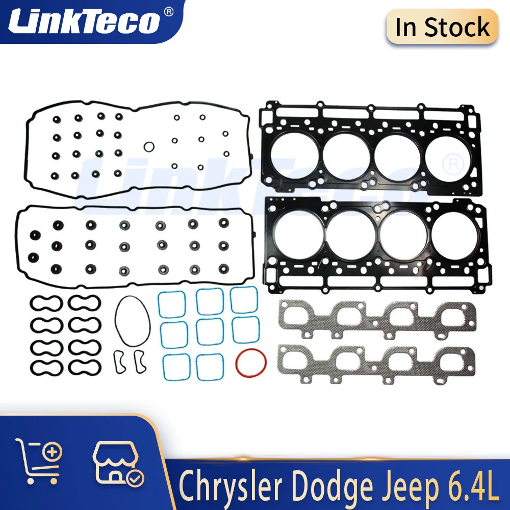 

Engine Part Cylinder Head Set Fit 6.4 L V8 Gas For Dodge Challenger Charger Chrysler 300 Jeep Grand Cherokee Ram 2500 6.4L 11-19