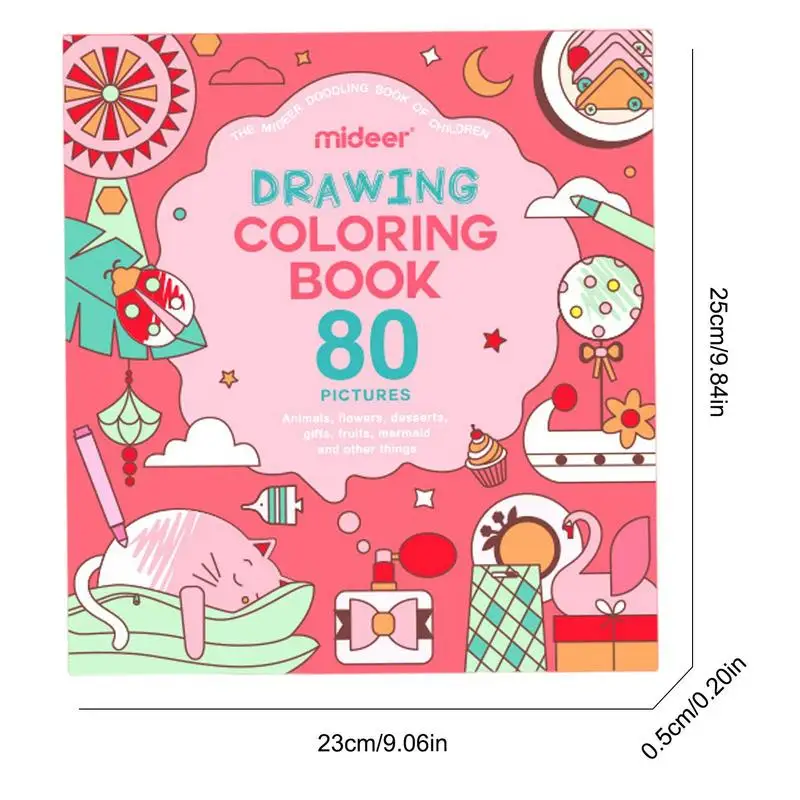 Children Coloring Books Coloring Book Early Learning Educational Toys Food-Grade Ink Geometric Early Learning Drawing Practice