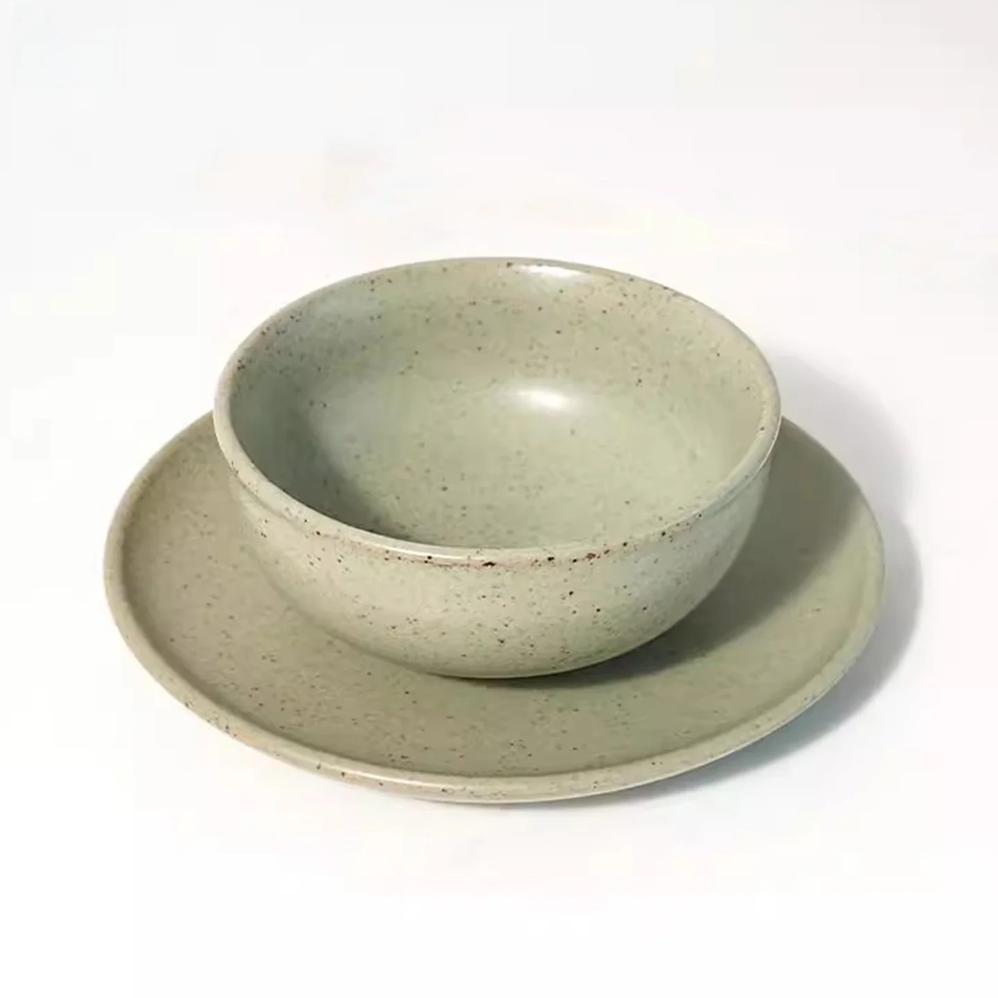retro-creative-ceramic-simple-rice-bowl-serving-plate-wild-fruit-restaurant-table-setting-round-shape-dining-utensils