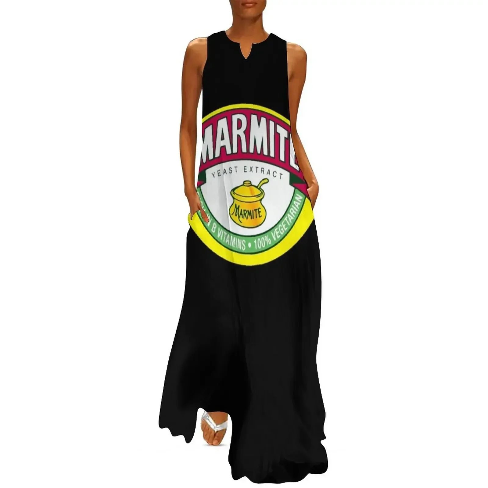 

Marmite Logo Yeast For Fans Long Dress long dresses for women women's summer dress 2025 Bridesmaid dress woman