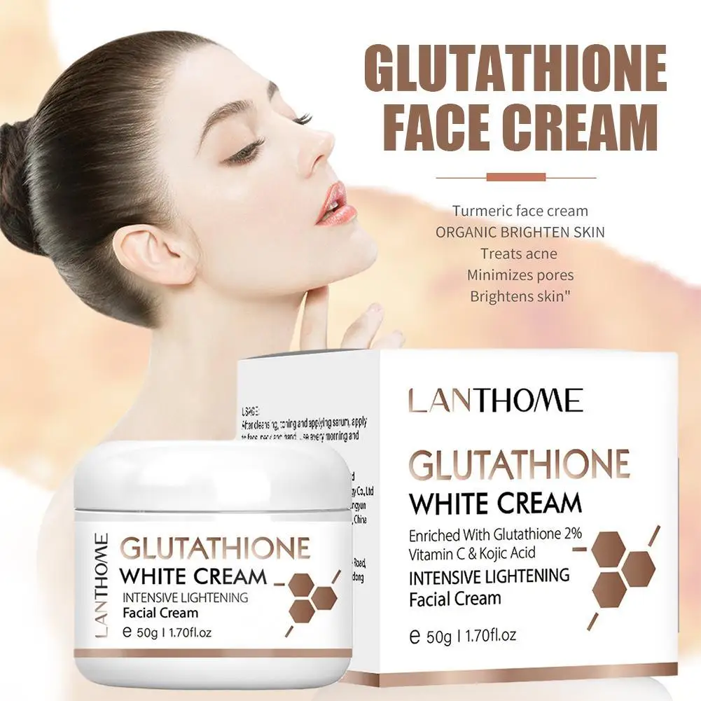 Glutathione Face Cream Mild Glutathione For Skin Whitening Face Lotion Tighten Skin Restore Elasticity Nourish Reduce Wrinkles