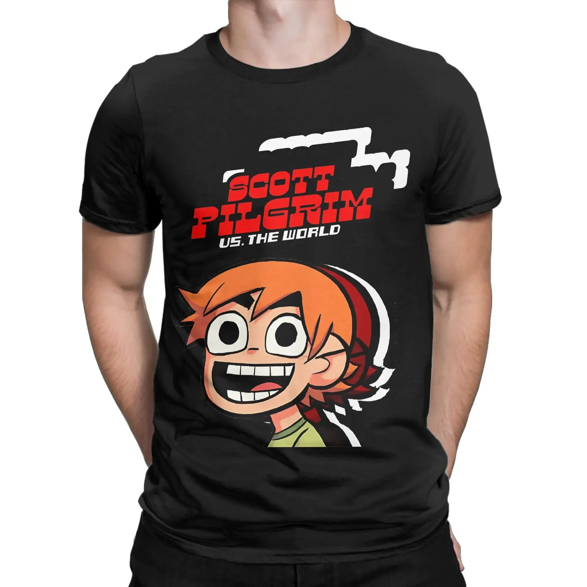 Scott Pilgrim vs. The World Outfit hombres mujeres camisetas Camiseta de algodón camisetas con estampado gráfico