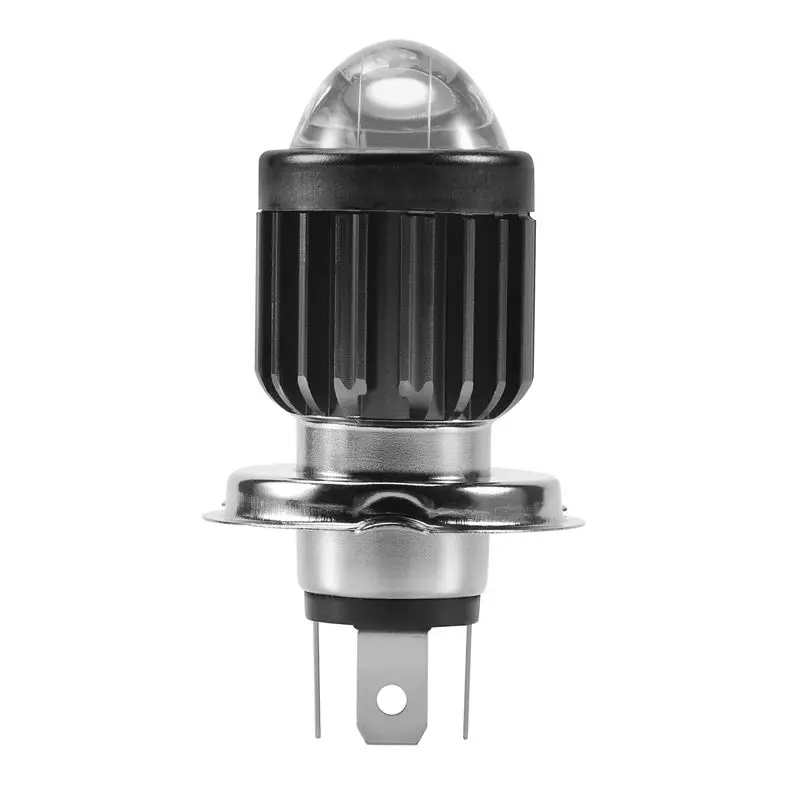 BA20D Motorcycle Mini LED Projector Bulbs Dual Colors Scooter E-Bikes-N29R