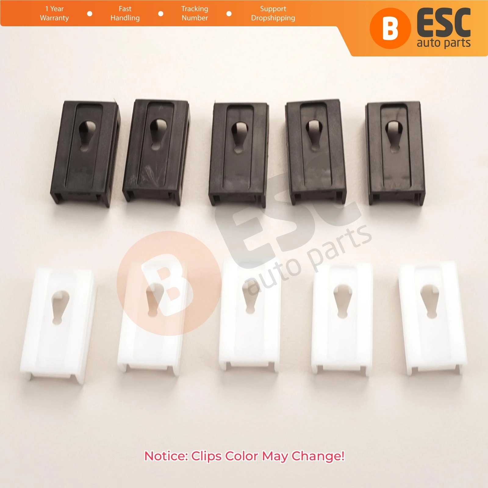 EDP1045-1 Front Glass Windshield Trim Protection Ornamental Moulding Clips Set L R 6389840861 6389840961 for Mercedes Vito W638