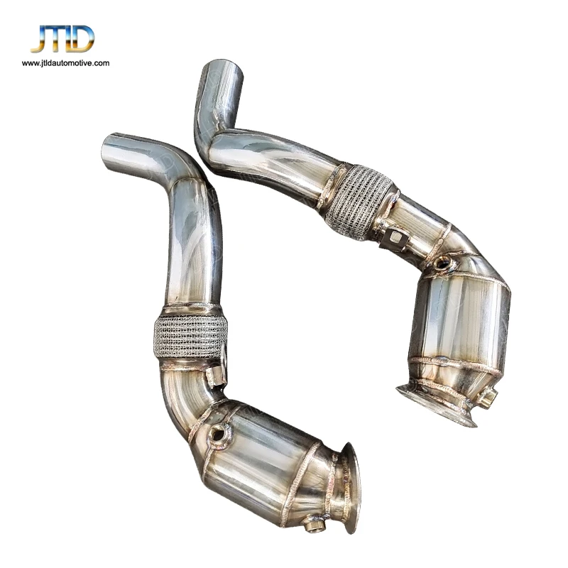 

JTLD High Flow Race Stainless Steel catless Exhaust Downpipe For BMW X6 G06 M50I N63 N63R