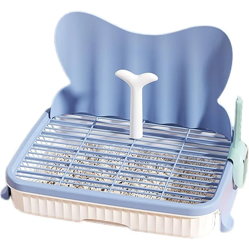 

Dog Toilet Detachable Leakproof pet Potty with Simulated Urinary catheterNon-Slip Grille Urine pad Waterproof pp Material