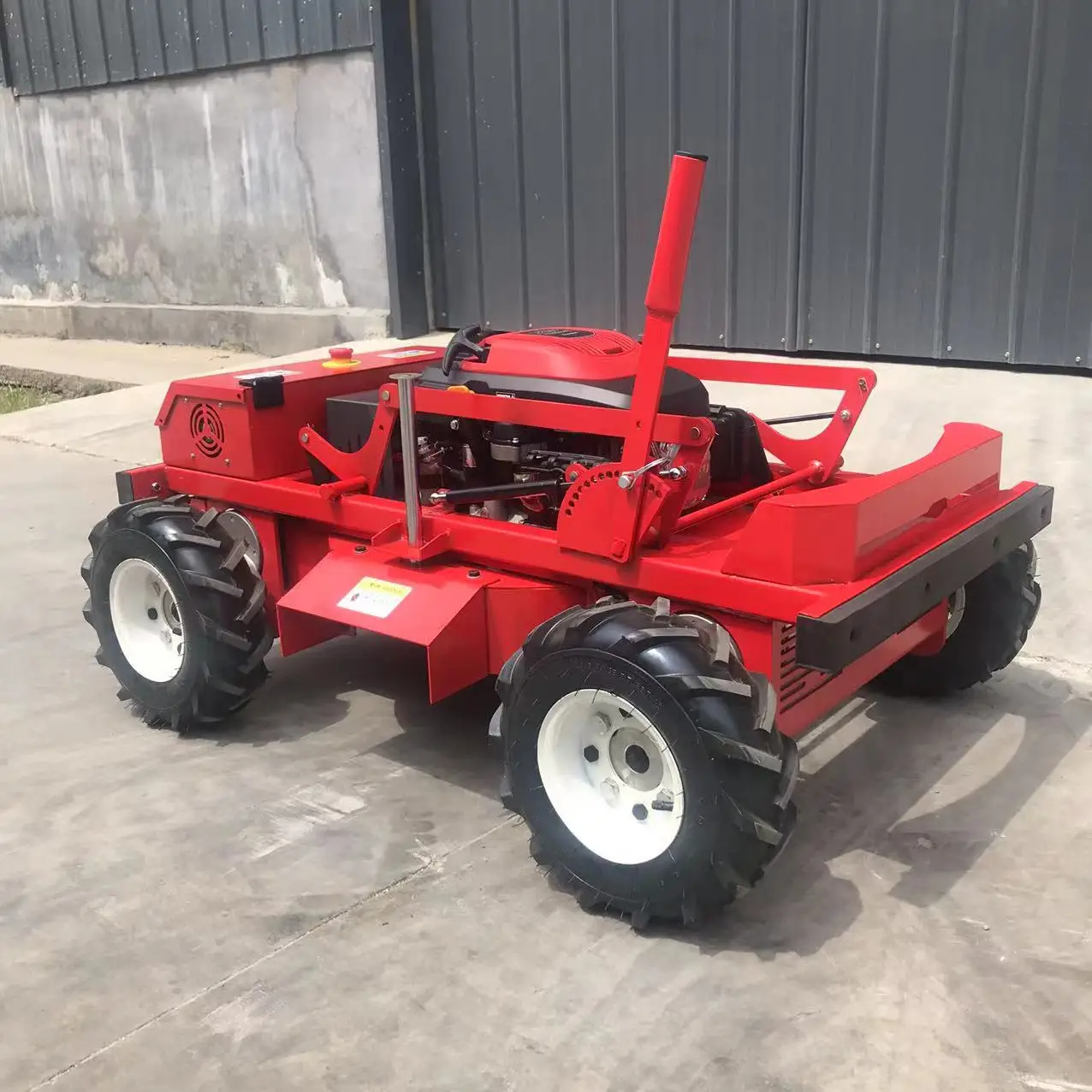 Remote Control ATV 4wd 4 Wheel Drive Solid Rubber Tires Mini Small Lawn Mower Lawnmower Factory Manufacturer