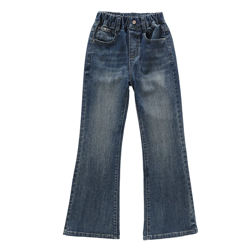 

2026 Girls‘ Fashion Casual Pants for Spring Autumn, Trendy Long Trousers for Big Kids, Breathable Everyday Bottoms New Arrival