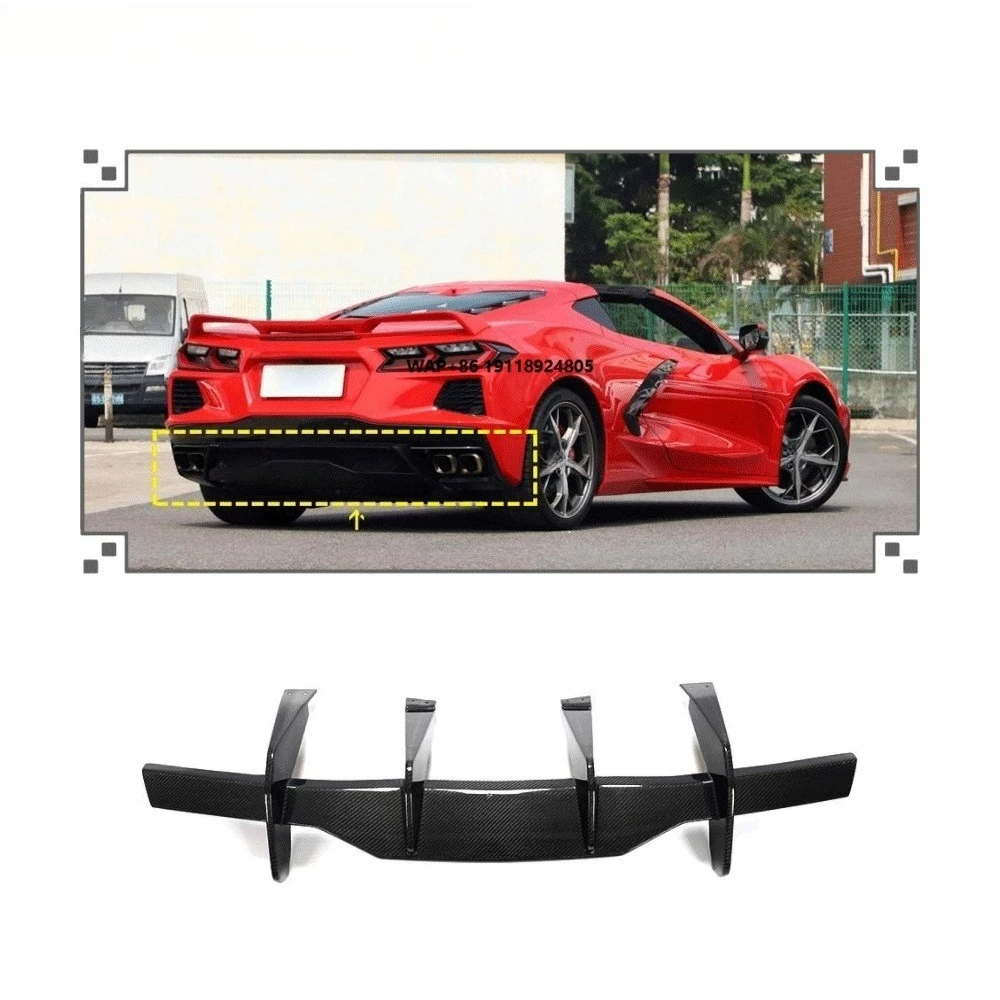 

Carbon Fiber Rear Bumper Diffuser for Corvette C8 2020-2021