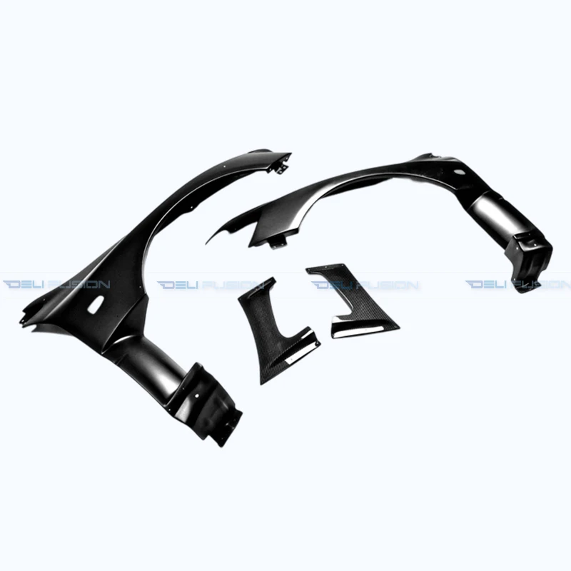 For 2001-2007 Lancer Evolution Evo 7 8 9 VRS Style Partial carbon fiber Front Vented Fender Car Wings Body Kits - view 4