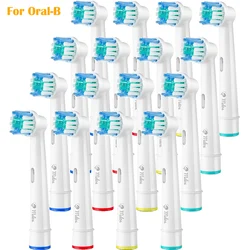 16×Replacement Brush Heads For Oral-B Electric Toothbrush Fit Advance Power/Pro Health/Triumph/3D Excel/Vitality Precision Clean