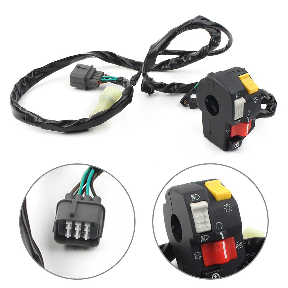 Motorbike Handlebar Switch Start Stop Headlight for Honda Rancher 350 TRX350FM TRX350TM 2000 2001 2002 2003 2004 2005