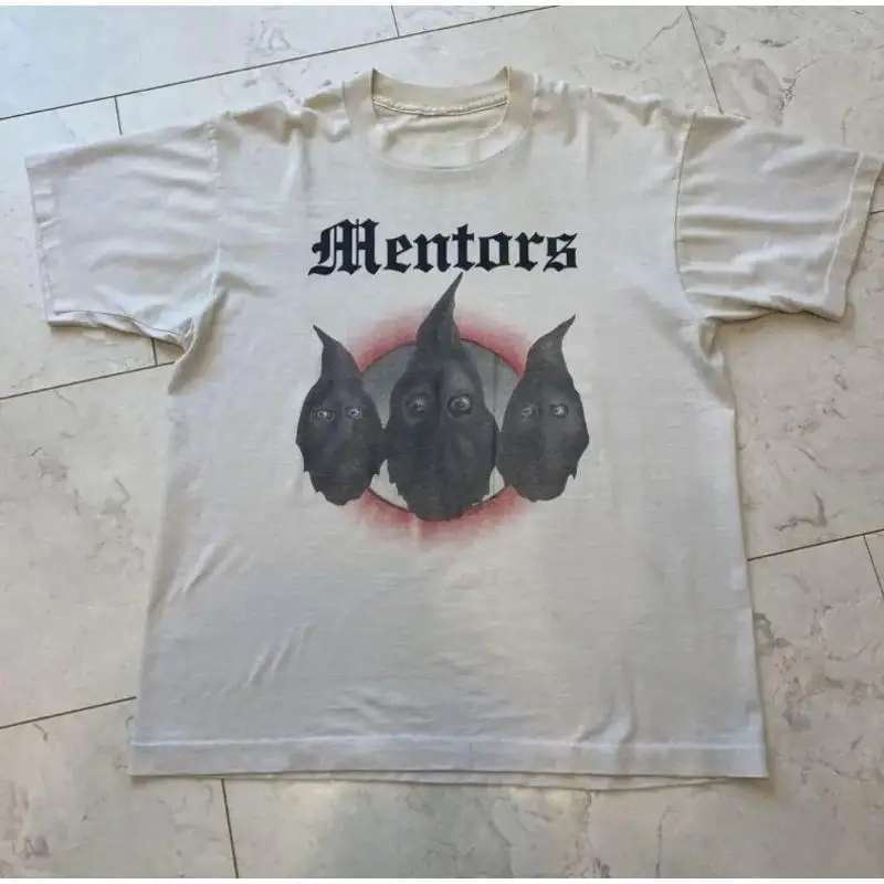 

Mentors Band For Fans Хлопковая белая футболка в полный размер