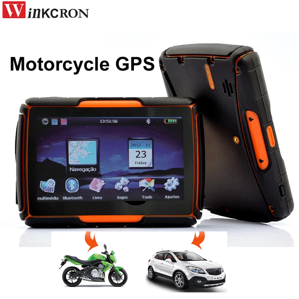 Motorcycle Car GPS Navigation 4.3\