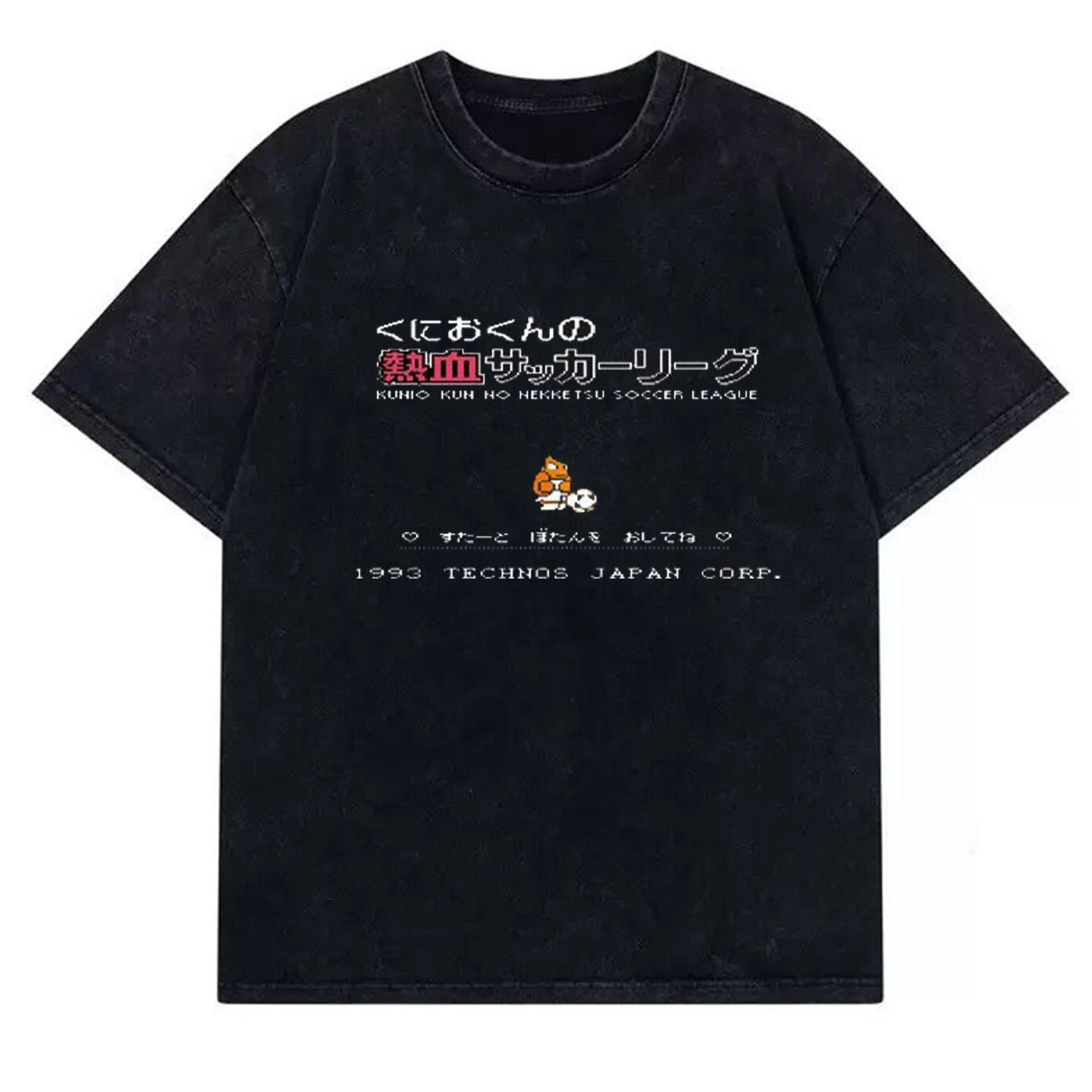 2026 Summer Fc Red and White Game Console Double Dragon Snowman Brothers Contra Tank Battle Peripheral Short-sleeved T-shirt
