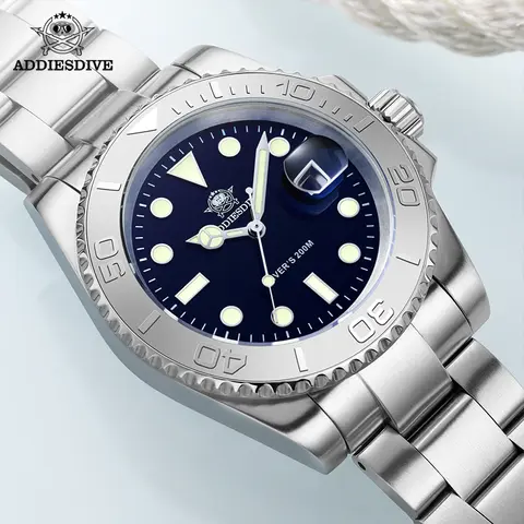 ADDIESDIVE Lyxig Herr Analog Quartzklocka BGW9 Lysande 20 Bar Vattentät Herr Dykarklocka Rostfritt Stål Herrklocka H3 10 best sales dykarklocka - №1