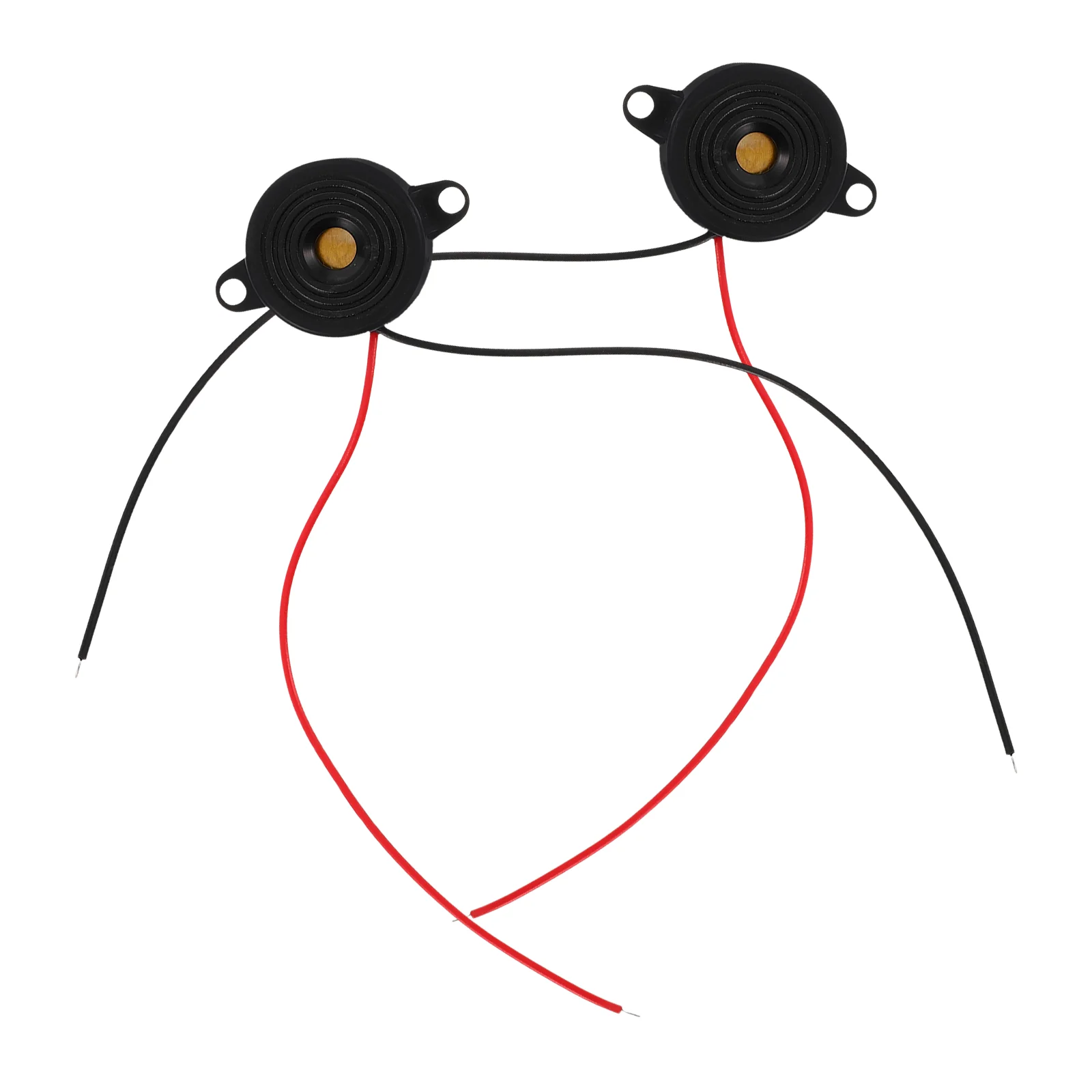 2pcs 활성 압전 버저 높은 데시벨 연속 사운드 전자 경보 장치-전자 D 용 24V 경고 버저