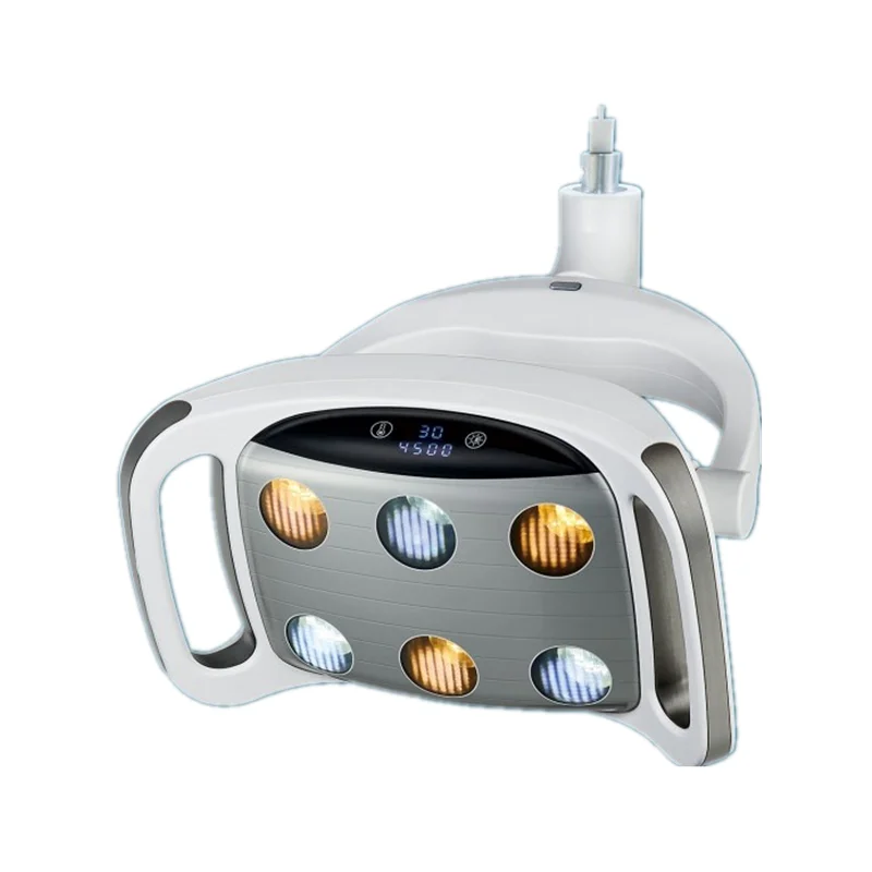 New Design 9W LED Lamp 30000lux Six Light Beads Shadowless Operation Equipment For Denta l Chair Unit