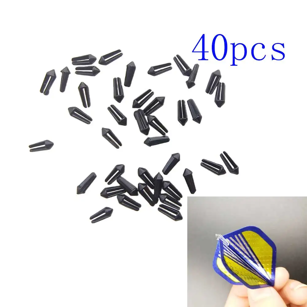 40 Uds 120 Uds protectores de vuelo de dardos de plástico protectores de vuelo de dardos tapas de protectores de vuelo de dardos