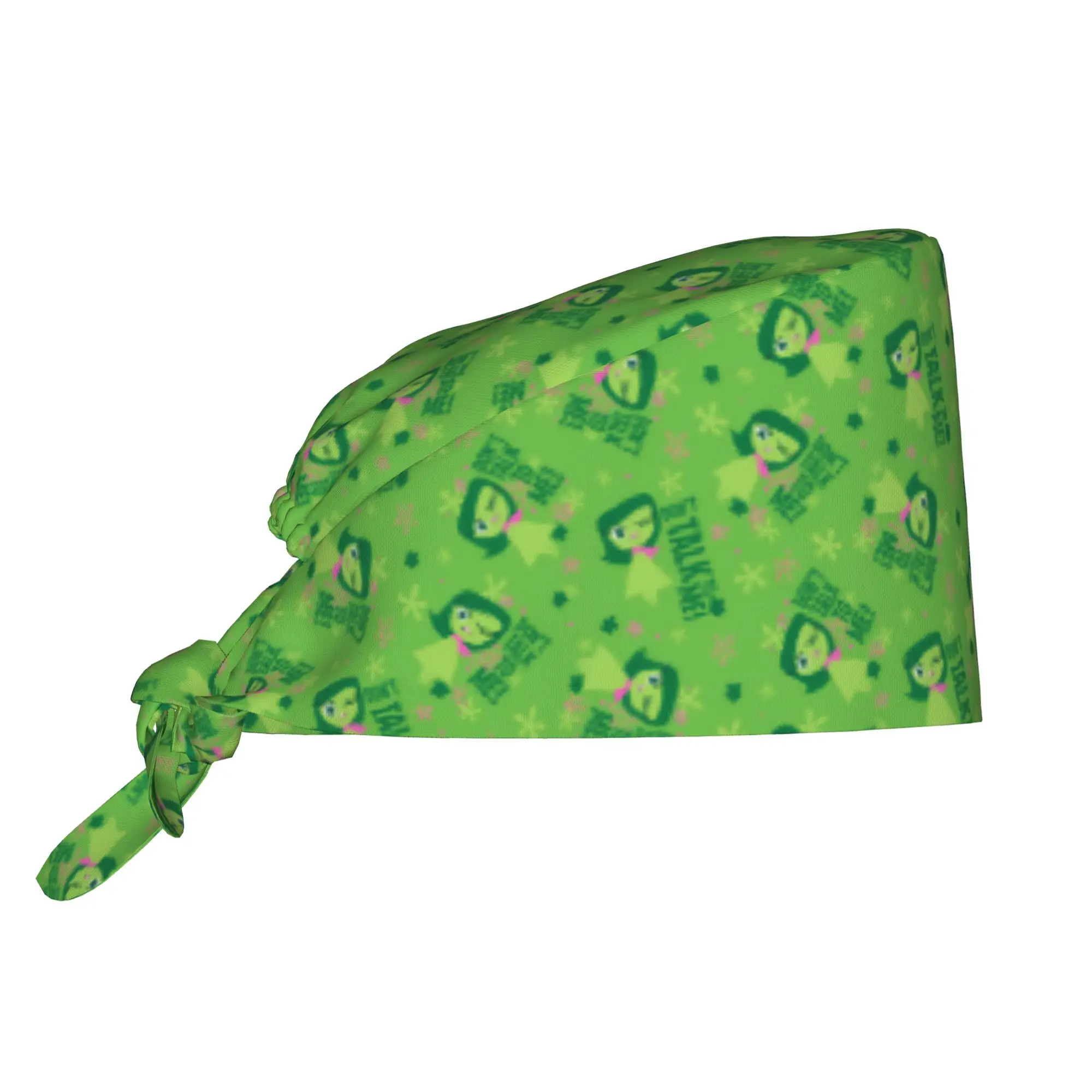 Custom Insides Anime Outes Cleaning Working Cap Cool Men Women Cartoon Scrub Cap Surgicals Hat Nurse Scrubs Hat Nurse