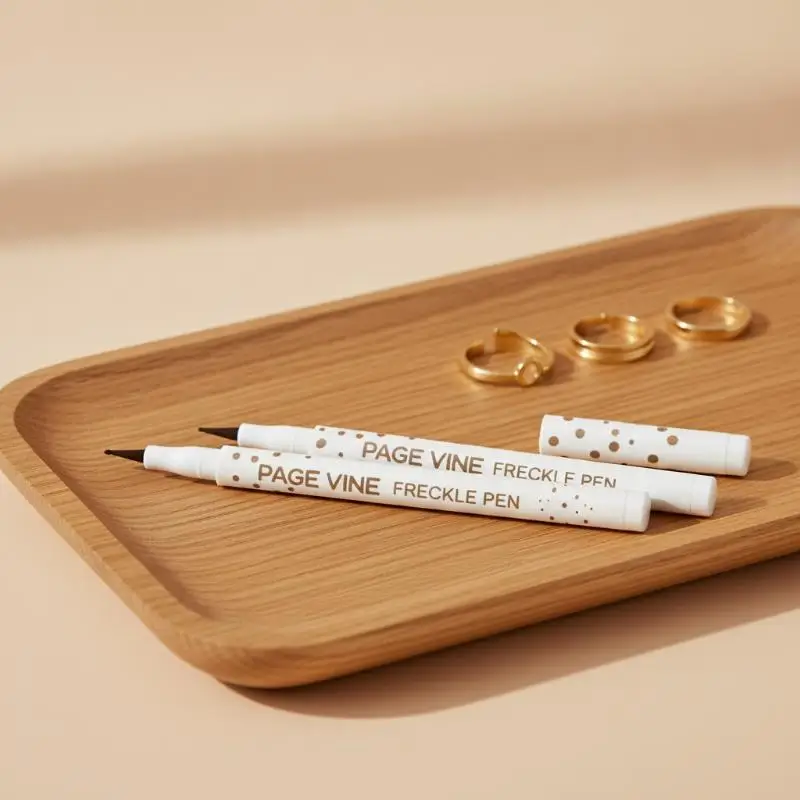 Freckle Makeup Stamp Pen Natural Lifelike Quick Dry Dot Spot Pen Buildable Coverage for Sun Kissed Look 1Pcs