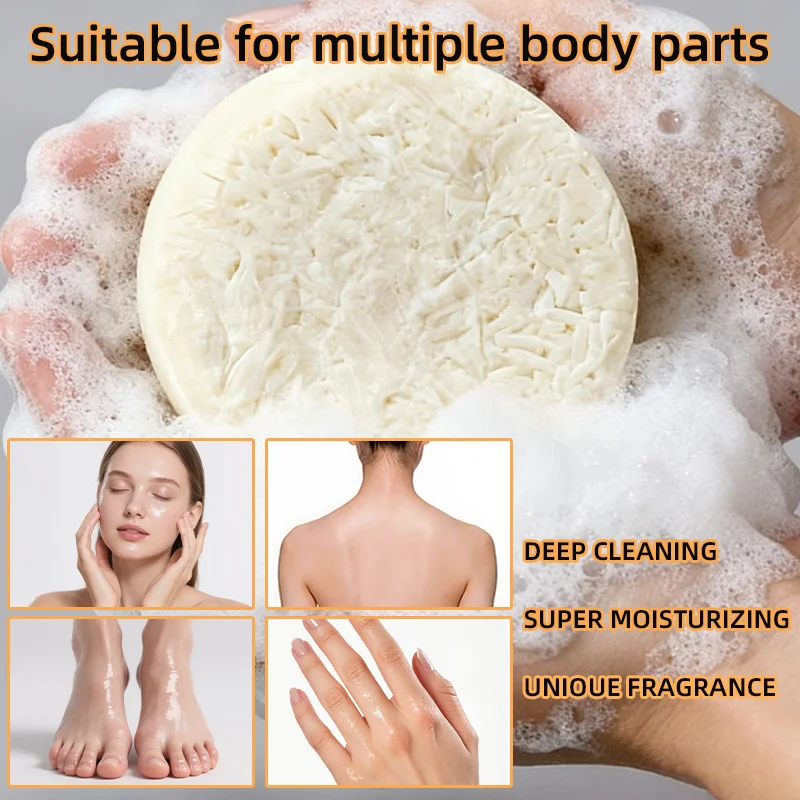 صابون تفتيح مائي الأرز - صابون تنظيف وتفتيح 2 في 1، لطيف ومنعش وغير دهني #6