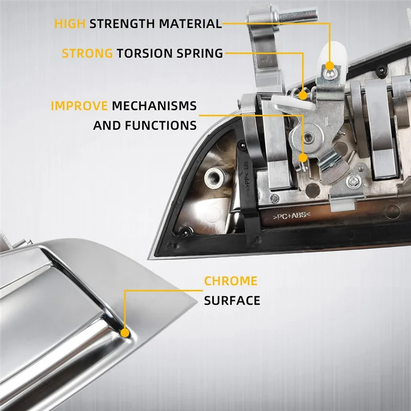

1 пара внешних передних левых и правых боковых дверных ручек в сборе для Nissan 370Z 2009-2018 80607-1EA0B 80606-1EA0B
