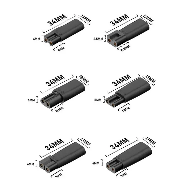 1PC Universal Hair Clippers Cable Type-C Connector USB Adapter Charging Heads Power Cord Razor Charger Convetor Extension Slot