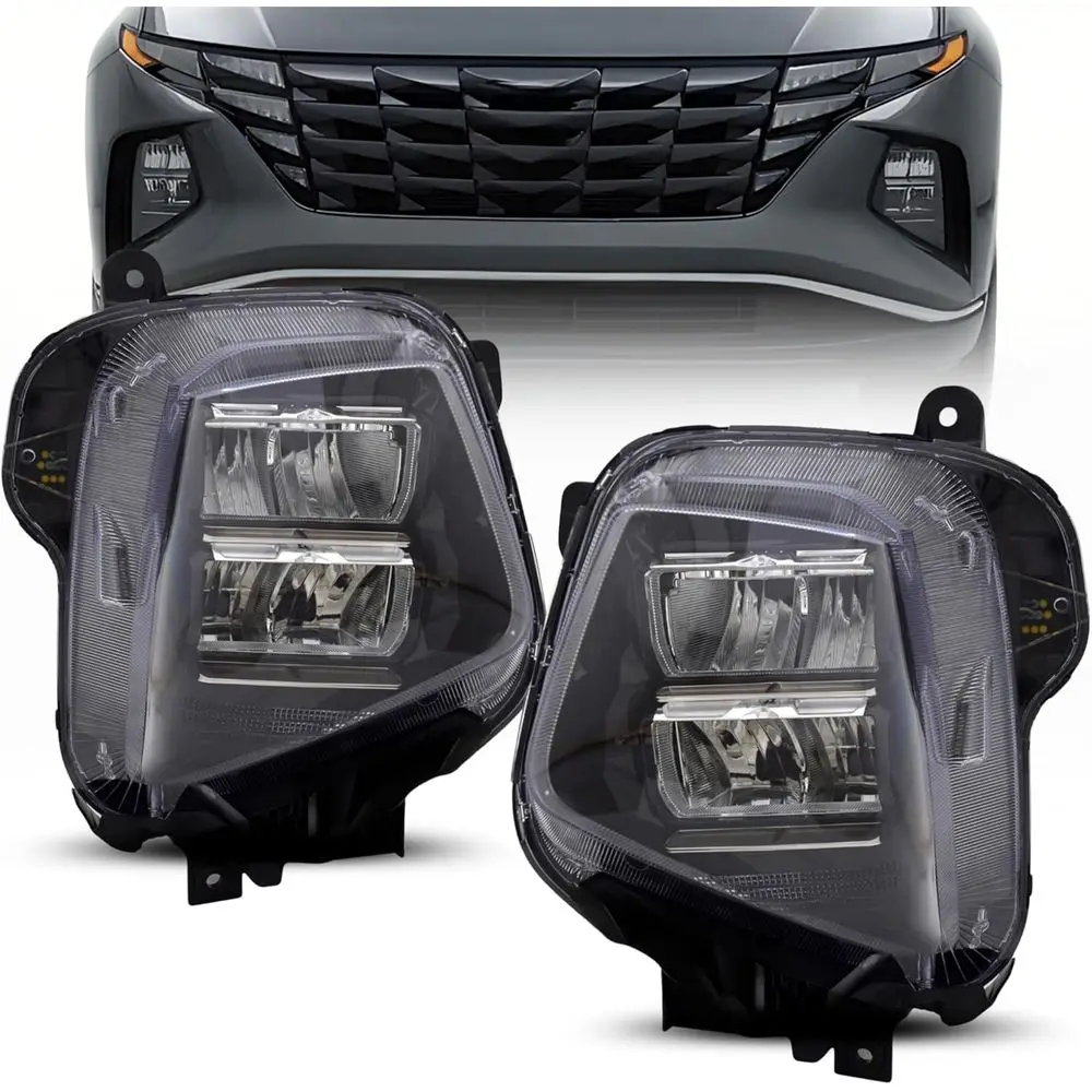 

Совместим с Tucson 2022, 2023, 2024 годов выпуска, комплектации SE/SEL, произведено в США, сертифицированный комплект фар с лампами, правая/левая сторона, пара, 92102-CW150.