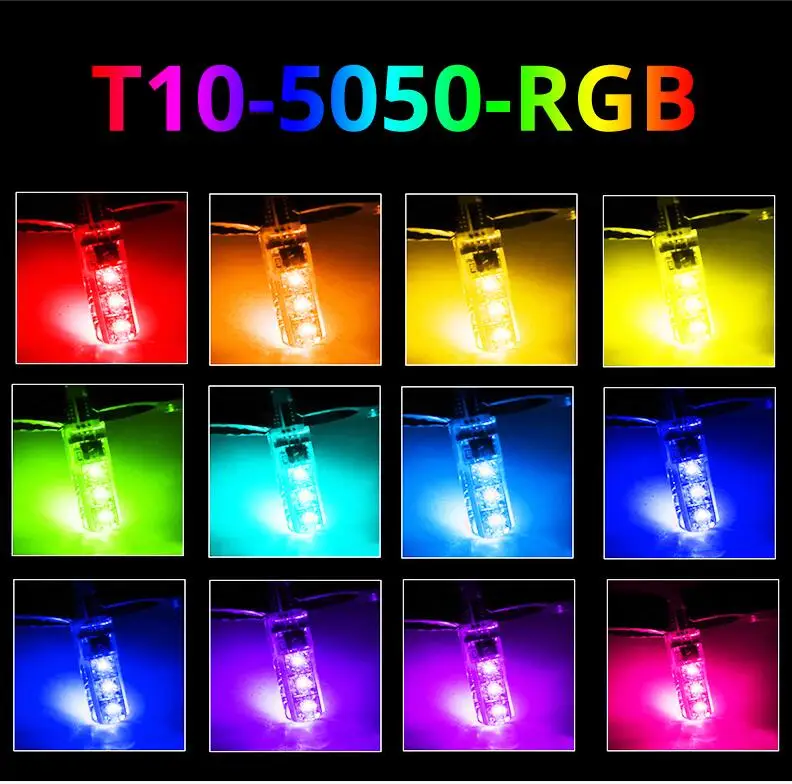 RGB LED Car Reading Lamp for VW Volkswagen polo passat b5 golf 4 5 6 jetta mk6 tiguan Gol CrossFox Eos