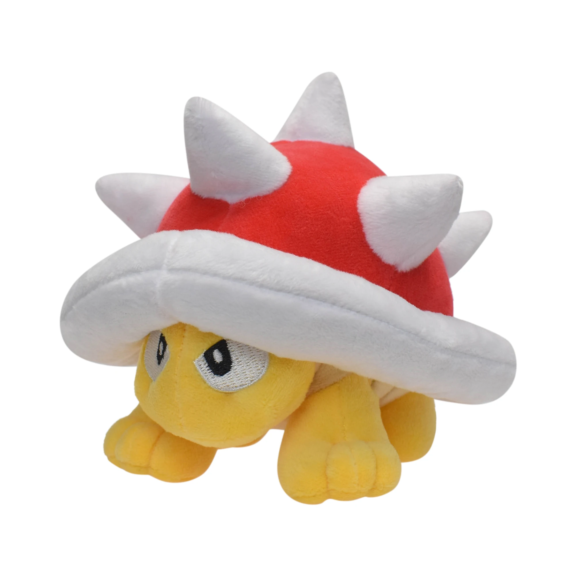 Spiny Shell Koopa Plush Toys Small Soft Stuffed Game Character with Spiky Koopa Back Cute Collectible for Fans Red 5.5inch