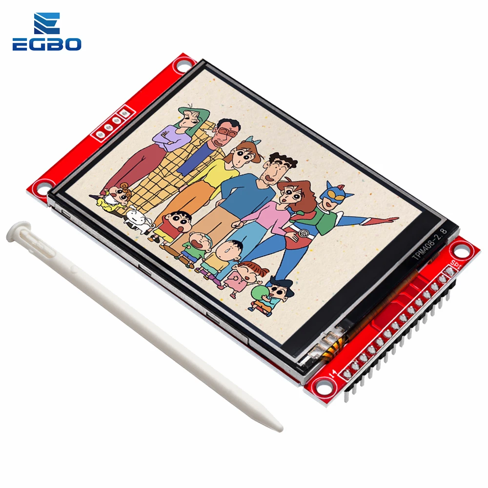 1 قطعة J34 F85 240x320 2.8 "SPI TFT LCD لوحة اللمس المنفذ التسلسلي وحدة مع PCB ILI9341 ST7789V 5 فولت/3.3 فولت 2.8 TFT مع اللمس