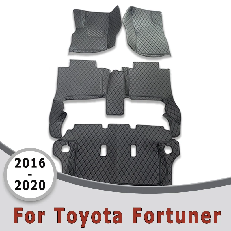 

Car Floor Mats For Toyota Fortuner 2023 2022 2021 2020 2019 2018 2017 2016 (7 Seats) Carpets Interior Accessories Rugs Auto Part